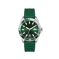 Lacoste Men's Stainless Steel Quartz Watch with Silicone Strap