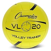 Champion Sports Volley Trainer Ball, Yellow, 8
