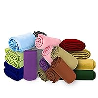 Imperial Home 50x60 Soft Fleece Throw Blanket, Throw Blanket for Couch, Travel, Bed, Any Room, Travel Essentials, Lightweight Blanket, Fall Blankets & Throws, Cozy Blanket (Assorted)