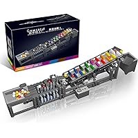 Spirits 26009 Rainbow Stepper Ⅱ Building Block Kits, MOC Building Toys Gift for Kids Age 14+/Adult Collections Enthusiasts(1281+ Pieces)