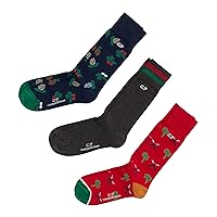 vineyard vines Men's Holiday 3Pk Socks, Multi, One Size