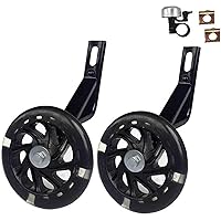 Training Wheels for Bike,Compatible for Bikes of 12 Inch，Flash Mute Wheel