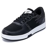 Men's Low Top Skate Sneakers, Casual Walking Shoes with Arch Support US 7-13