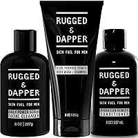Dual-Purpose Power Body Wash + Shampoo, Hydration Remedy Conditioner and Daily Power Scrub Facial Cleanser