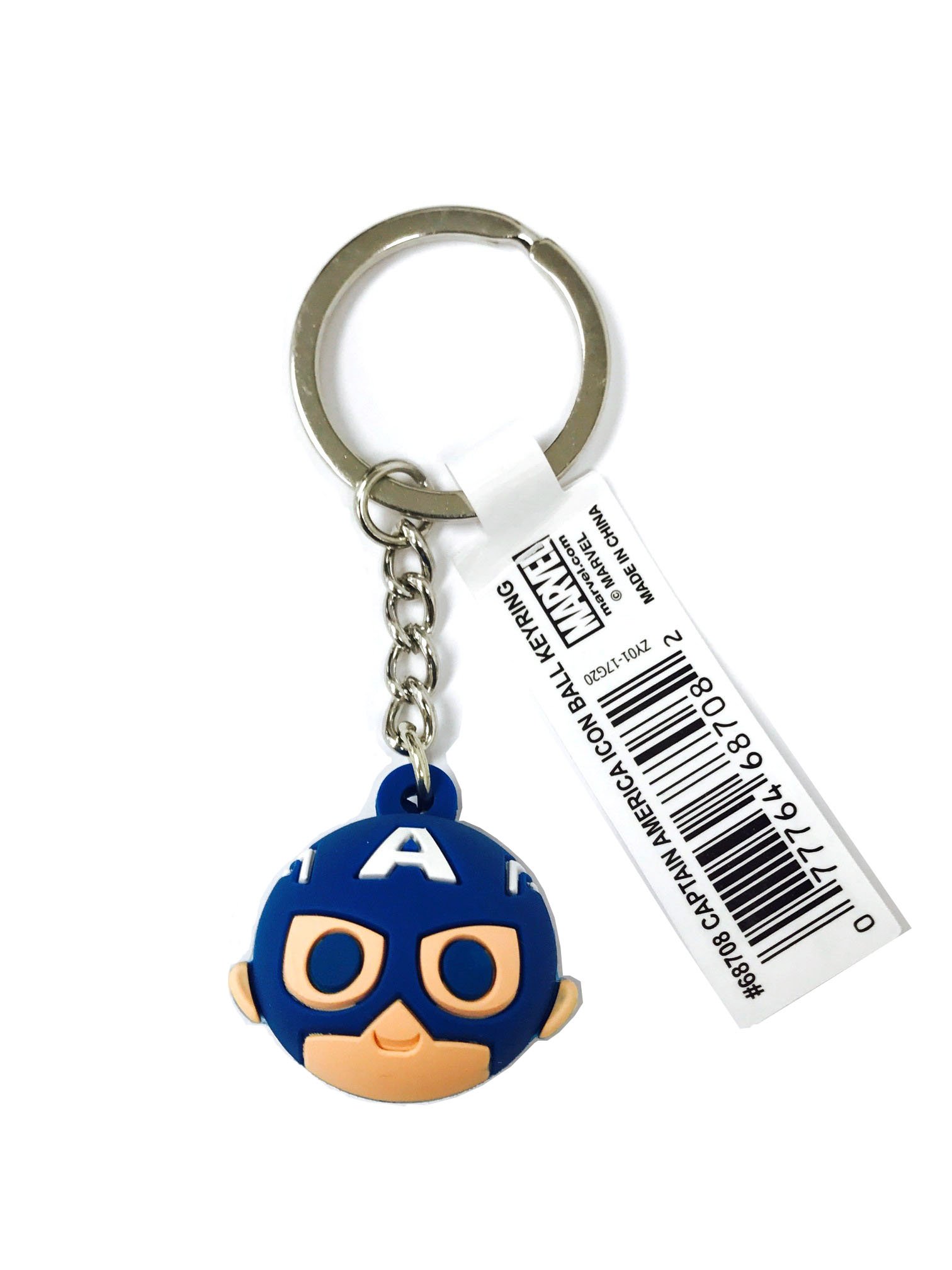 Marvel Captain America Icon Ball Key Ring Key Accessory