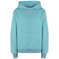 Girls Boys Plain And Tie Dye Print Sweatshirt Pullover Shirt Fleece Hooded Jumper PE School Warm Coats Age 2-13 Yr