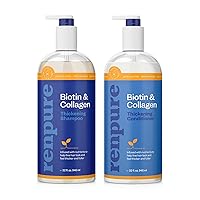 Biotin & Collagen Thickening Shampoo and Conditioner Set, 24oz