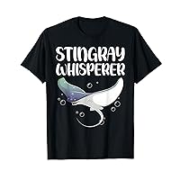 Cute Stingray Design For Men Women Kids Fish Stingray Lovers T-Shirt
