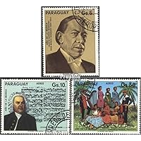 Paraguay 3860-3862 (Complete.Issue.) fine Used/Cancelled 1985 Year The Music (Stamps for Collectors) Music/Dance