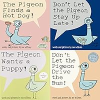 Pigeon Pack (4 Book Set) (The Pigeon Finds a Hot Dog!; Don't Let Pigeon the Stay Up Late!; The Pigeon Wants a Puppy!; Don't Let the Pigeon Drive the Bus!) by Mo Willems (2010-05-03) Pigeon Pack (4 Book Set) (The Pigeon Finds a Hot Dog!; Don't Let Pigeon the Stay Up Late!; The Pigeon Wants a Puppy!; Don't Let the Pigeon Drive the Bus!) by Mo Willems (2010-05-03) Paperback