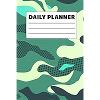 Daily Planner: Camouflage Army Productive & Wellness Conscious Daily Planner for Your Schedule, Intentions, Gratefulness, Priorities, Connection with ... Personnel, Airsoft Enthusiast and Veteran