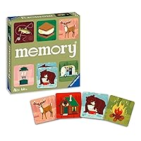 Ravensburger Great Outdoors Memory Game for Boys & Girls Age 3 & Up! - A Fun & Fast Camping Matching Game, 20359