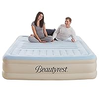 Beautyrest Silver Supreme Air Bed Mattress with Built-in Pump and Lumbar Support, 80