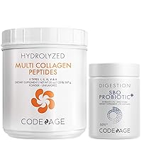 Codeage - Multi Collagen Protein + SBO Probiotics 50 Billion CFU Bundle