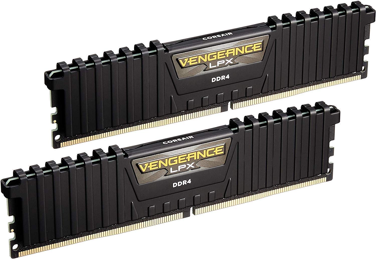 Corsair Vengeance LPX 16GB (2x8GB) DDR4 DRAM 3000MHz C15 Desktop Memory Kit - Black (CMK16GX4M2B3000C15)