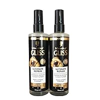 Gliss Conditioner Ultimate Express Repair 6.8 Ounce Spray (200ml) (2 Pack)