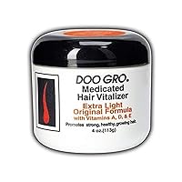 DOO GRO Medicated Hair Vitalizer Extra Light Original Formula, 4 oz