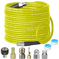 Selkie Pressure Washer Sewer Jetter Kit - 100Ft X1/4