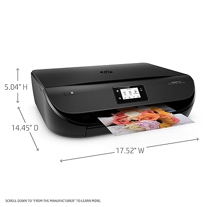 HP Envy 4520 Wireless All-in-One Color Photo Printer with Mobile Printing,HP Instant Ink or Amazon Dash replenishment ready (F0V69A)