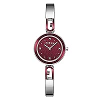 Furla Women's Stainless Steel w/Red Lacquer Bracelet Watch (Model: WW00010012L1)