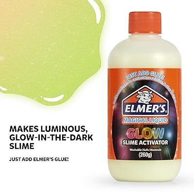 Elmer's Metallic Slime Activator, Magical Liquid Glue Slime Activator,  8.75 FL. oz. Bottle - Great for Making Metallic Slime