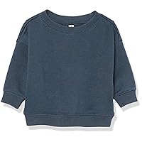 Amazon Essentials Unisex Babies' French Terry Crewneck Sweatshirt (Previously Amazon Aware)