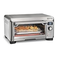 Hamilton Beach Professional Sure-Crisp Digital Toaster Oven Air Fryer Combo with 6-in-1 Functionality, 1500 Watts, 10-inch Pizza / 4 Slice Capacity, Stainless Steel (31241)