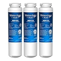 Waterdrop Plus MSWF Refrigerator Water Filter, 𝐑𝐞𝐝𝐮𝐜𝐢𝐧𝐠 𝐏𝐅𝐀𝐒, Replacement for GE® MSWF, 101820A, 101821B, RWF1500A, 3 Pack
