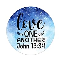 50 Pieces Love One Another John 13-34 Laptop Stickers Inspiration Saying Quote Vinyl Stickers Peel and Stick Sticker Vinyl Stickers for Laptops Water Bottles Phone Case Car Cup 3inch