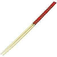 Matsuo Bussan ASI22033 Kabuki Chopsticks 13.0 inches (33 cm), Red, Bamboo, China