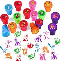 24 Pcs Lion King Themed Stampers, Lion King Birthday Party Supplies Favors, Classroom Rewards Prizes, Goody Bag Treat Bag Stuff for Lion King Birthday Party Gifts