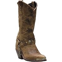 Abilene Women's Distressed Harness Western Boot Pointed Toe - 4528