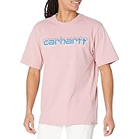 Carhartt Men's Loose Fit Heavyweight Short-Sleeve Logo Graphic T-Shirt 105709