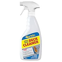 Non-Skid Deck Cleaner & Protectant Ultimate Boat Deck Wash - Protects Against Future Stains & UV - Ideal for Fiberglass, Vinyl, Plastic, Painted & Metal Surfaces - 22 OZ Spray (085922SS)