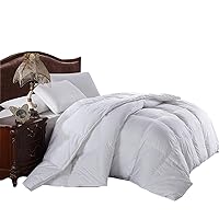 Super Oversized - Soft and Fluffy Goose Down Alternative Comforter - Fits Pillow Top Beds - Queen 92