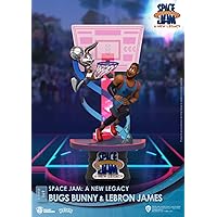 Beast Kingdom DS-069 Warner Bros. Space Jam A New Legacy: Bugs Bunny & Lebron James Diorama Stage D-Stage Figure Statue (Standard Version)