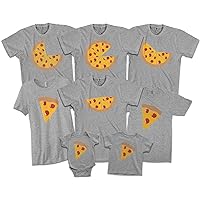 Pizza Pie & Slices | Mom Dad Baby Son Daughter Matching Family Shirts Set