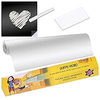 Clear Glossy Self Adhesive Film Covering Removable Protective Film Contact  Paper Shelf Drawer Liner Transfer Tape Roll 17.7 x 9.8' in 2023