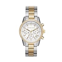 Ritz Women's Watch, Stainless Steel and Pavé Crystal Watch for Women