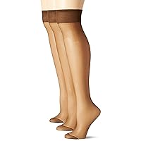Berkshire Womens 3-pack Queen Size All Day Sheer Knee High With Reinforced Toe
