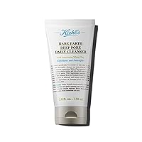 Kiehl's Rare Earth Deep Pore Daily Cleanser, Gentle Exfoliating Face Wash for Oily Skin, Detoxifies & Exfoliates Skin, Minimizes Pores, with Amazonian White Clay, Fragrance-free - 5 fl oz