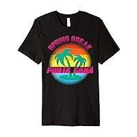 Spring Break Punta Cana Sunset Vintage Matching Women Men Premium T-Shirt