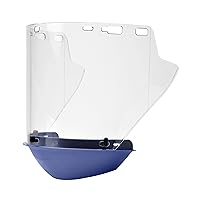 WELFS18LCP Fs-18L-Cp Molded Cylinder Lexan Face Shield With Chin Protector, 18.5