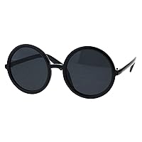 SA106 Womens Wizard Round Circle Lens Plastic Mod Fashion Sunglasses