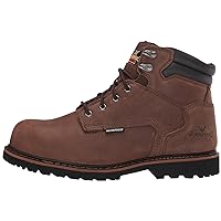 Thorogood V-Series 6” Waterproof Composite Toe Work Boots for Men - Premium Leather with Goodyear Storm Welt, Comfort Insole, and Chevron Traction Outsole; ASTM Rated