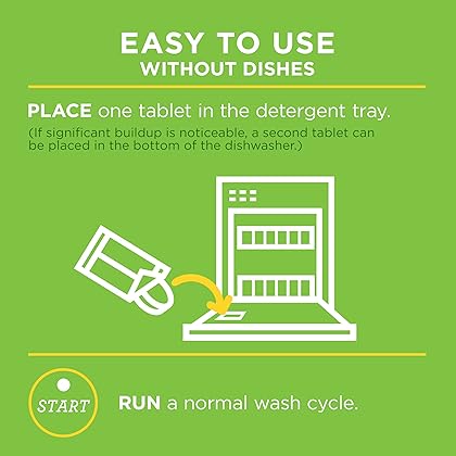 Affresh Dishwasher Cleaner, Helps Remove Limescale and Odor-Causing Residue, 6 Tablets