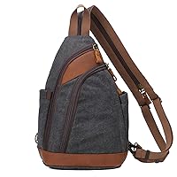 KL928 Small Sling Bag - Crossbody Backpack Shoulder Casual Daypack Rucksack for Men Women