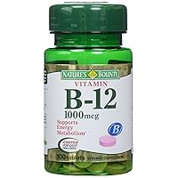 Nature's Bounty Vitamin B-12 1000 mcg Tablets, 100 Count (Pack of 1)