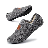 ATHMILE Slippers for Women Men House Slippers Slip on Barefoot Shoes Slipper Socks Slippers for Indoor Bedroom Yoga Outdoor Dark Grey