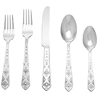 Towle Everyday Pueblo 20-Piece Stainless Steel Flatware Set, Service for 4